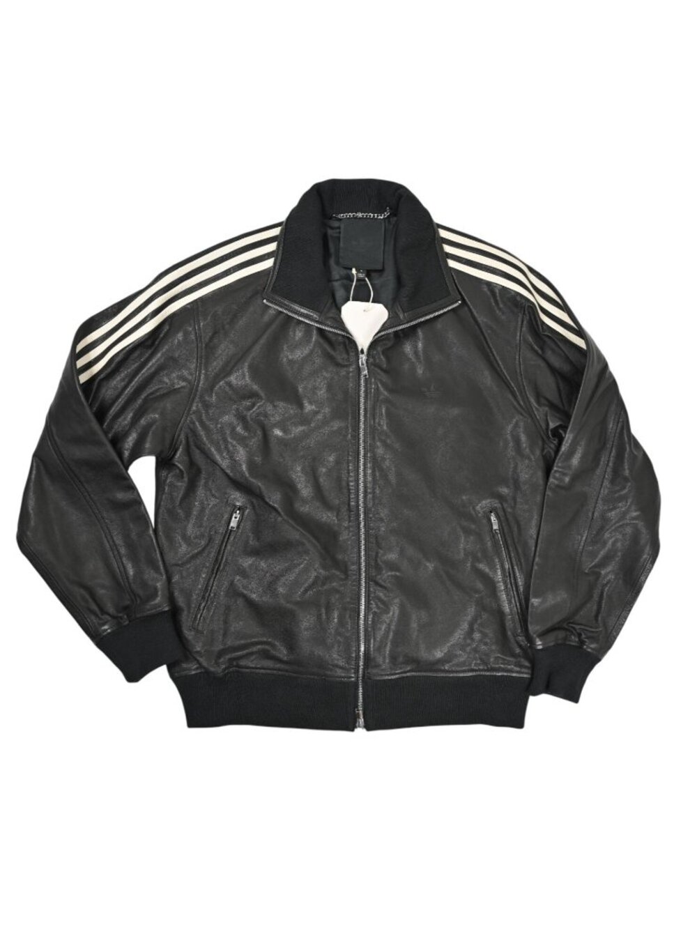 Adidas A-Type Leather Track Top JX9008 in Black